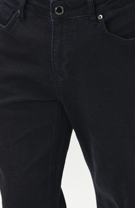 Koyu Lacivert Denim Pantolon