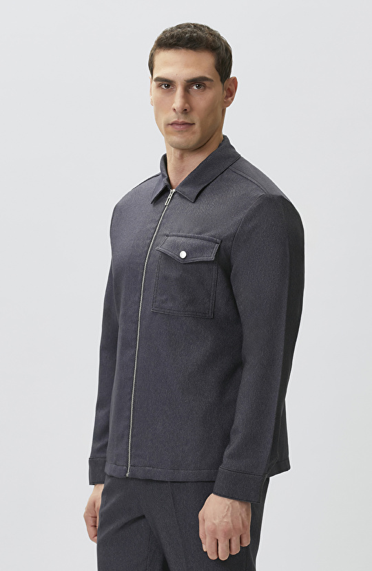 İndigo Denim Gömlek