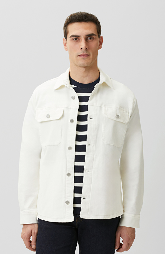 Ekru Denim Gömlek