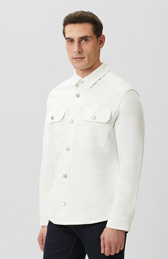 Ekru Denim Gömlek