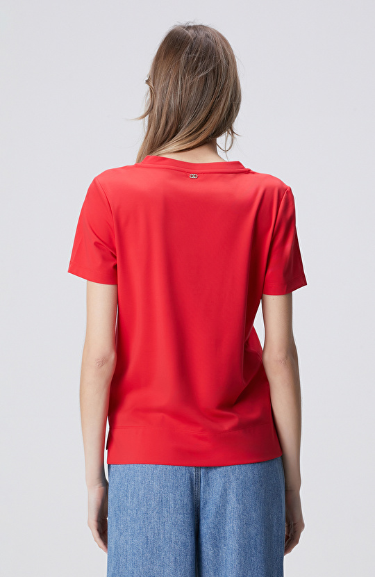 Kırmızı Basic T-shirt