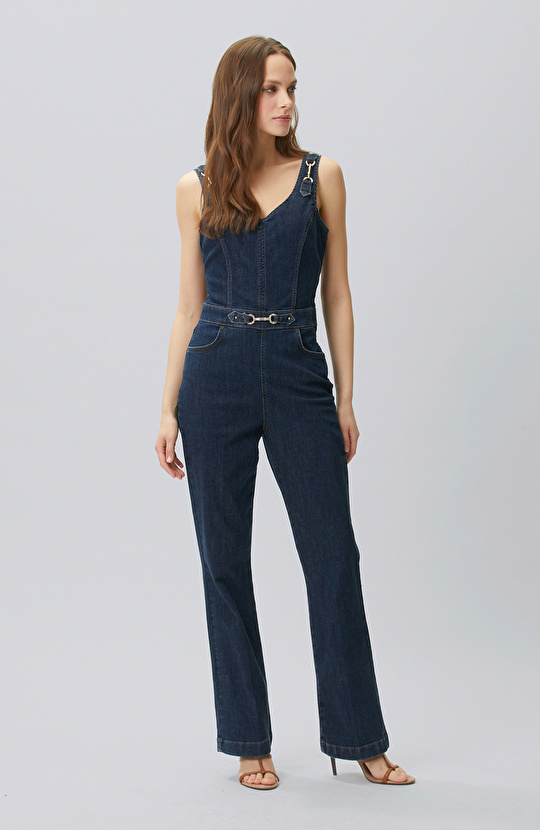 Indigo Denim Jumpsuit
