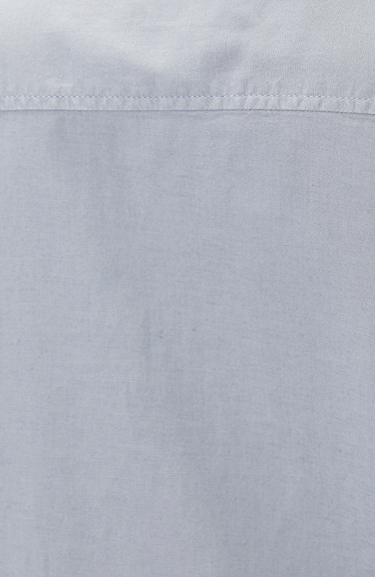 Blue Comfort Lyocell Blended Shirt