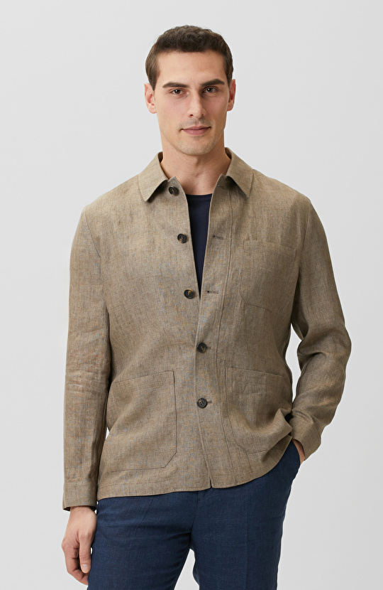 Comfort Vizon Keten Spor Ceket