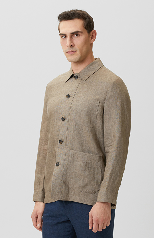 Comfort Vizon Keten Spor Ceket