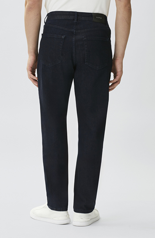 Koyu Lacivert Denim Pantolon