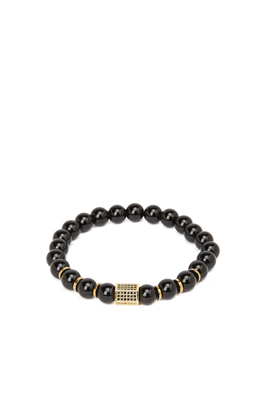 Siyah Erkek Boncuk Bileklik