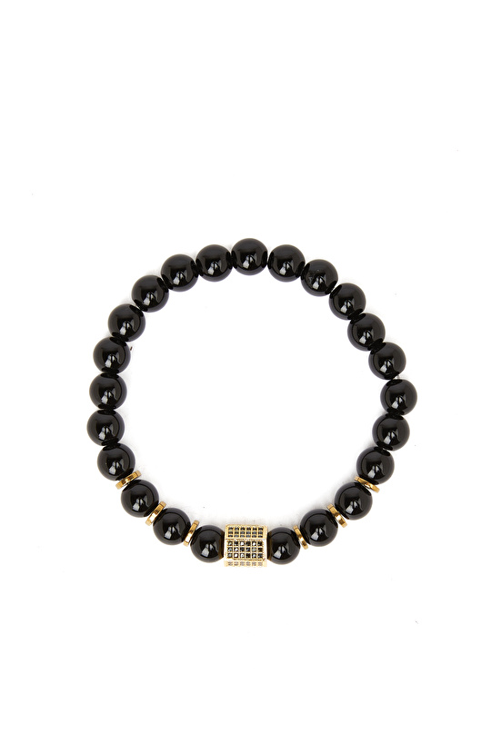 Siyah Erkek Boncuk Bileklik