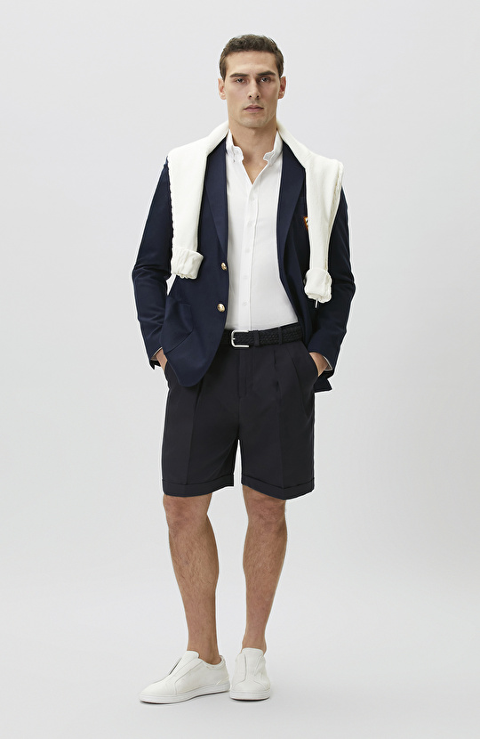 Slim Fit Beyaz Oxford Gömlek