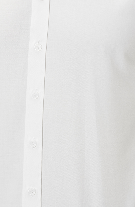 Slim Fit Beyaz Oxford Gömlek