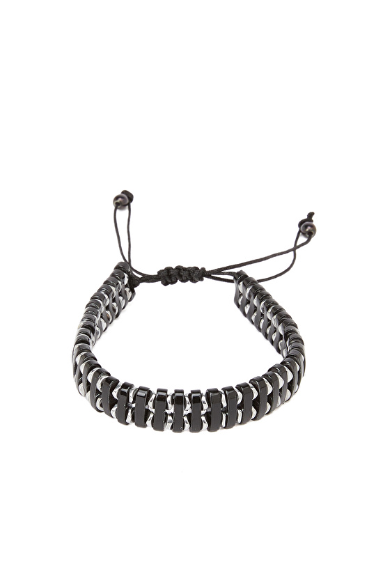 Siyah Erkek İpli Bileklik