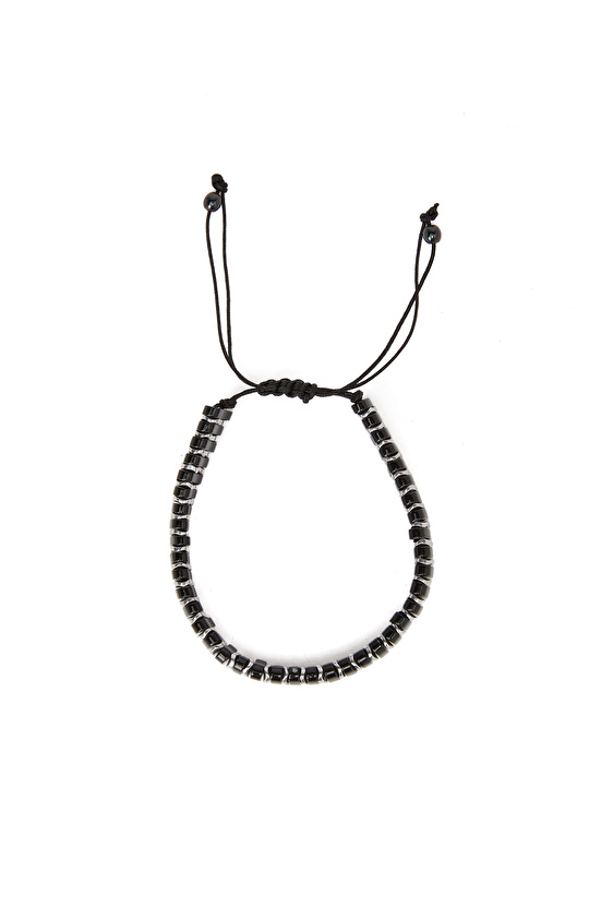 Siyah Erkek İpli Bileklik