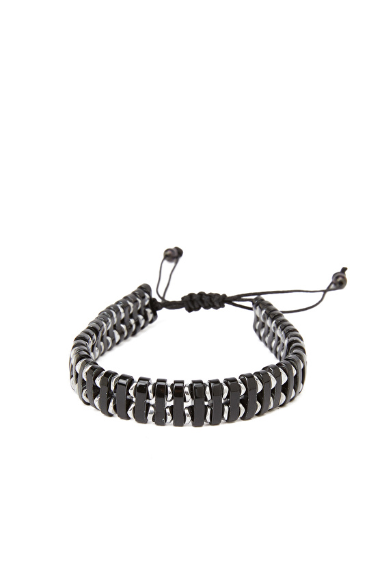 Siyah Erkek İpli Bileklik