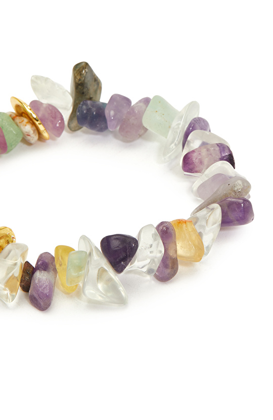 Renkli Kadın Doğal Taş Bileklik