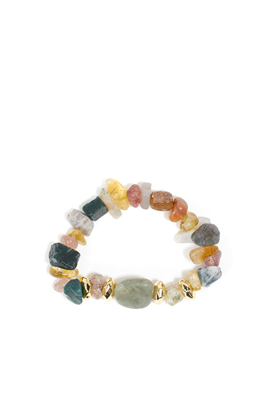 Renkli Doğal Taş Kadın Bileklik