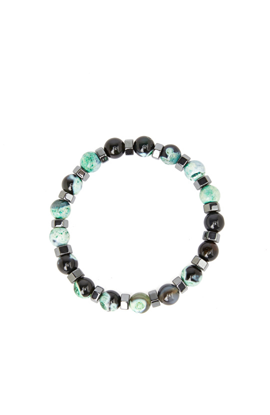 Renkli Erkek Doğal Taş Bileklik