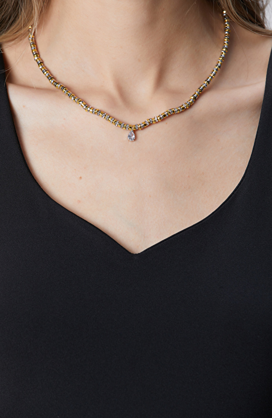 Gold Silver Kadın Kolye