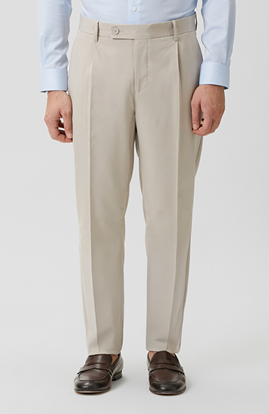 Taş Çift Pilili Pantolon