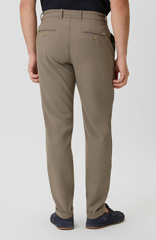 Vizon Jogger Gofre Desen Dokuma Pantolon