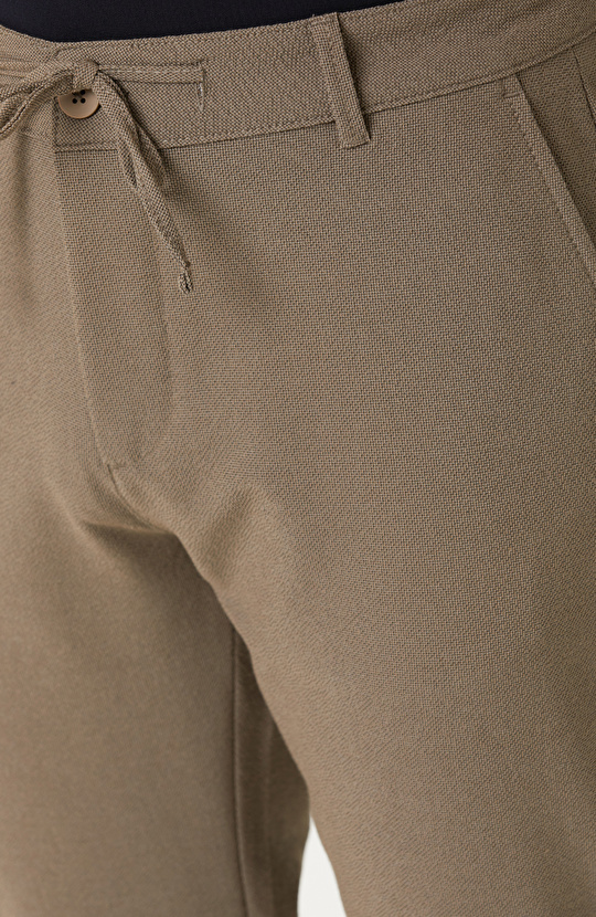 Vizon Jogger Gofre Desen Dokuma Pantolon