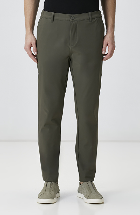 Haki Dokuma Pantolon