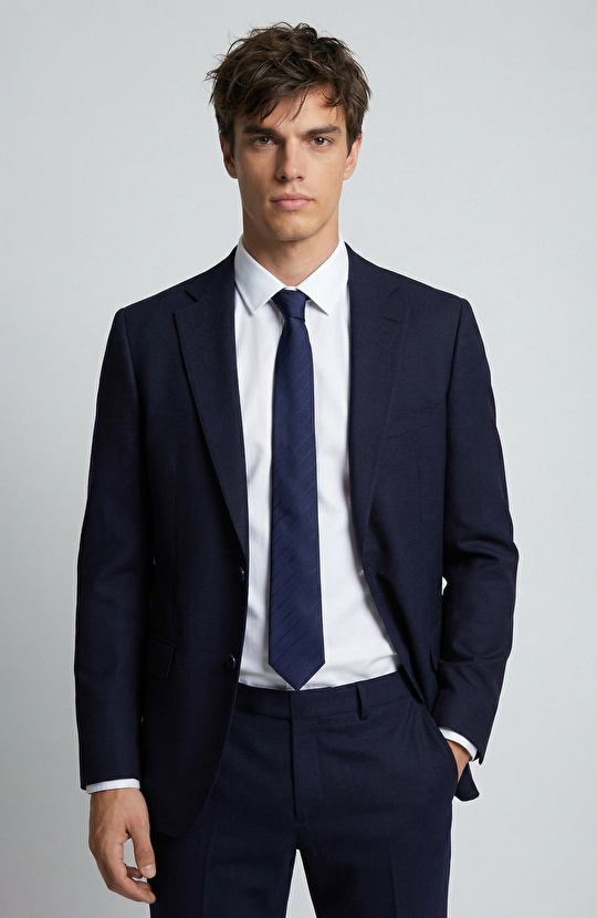 Lacivert Yün Takım