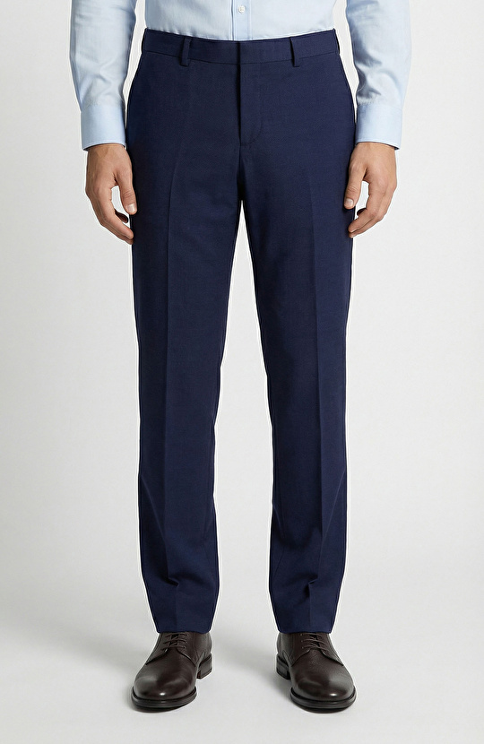 Slim Fit Lacivert Takım Elbise