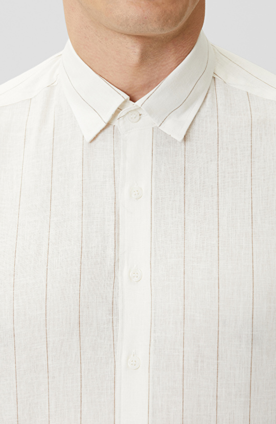 Ekru Kahverengi Gömlek