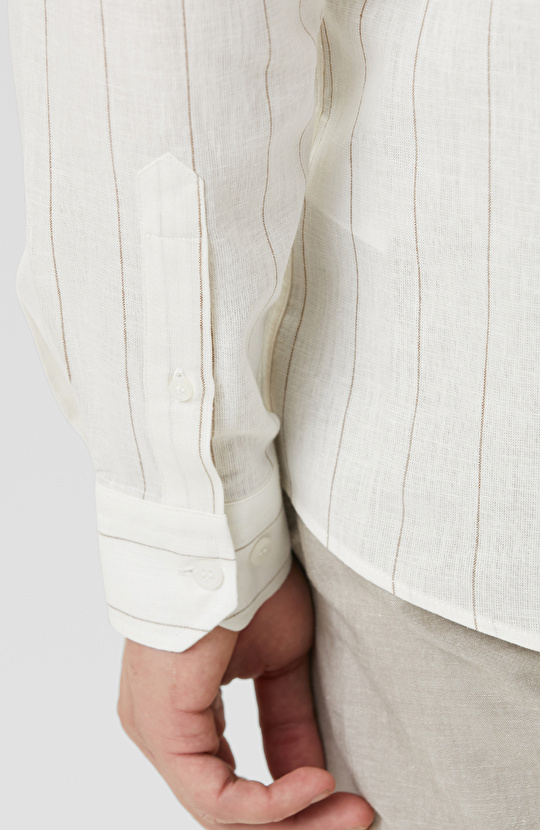 Ekru Kahverengi Gömlek