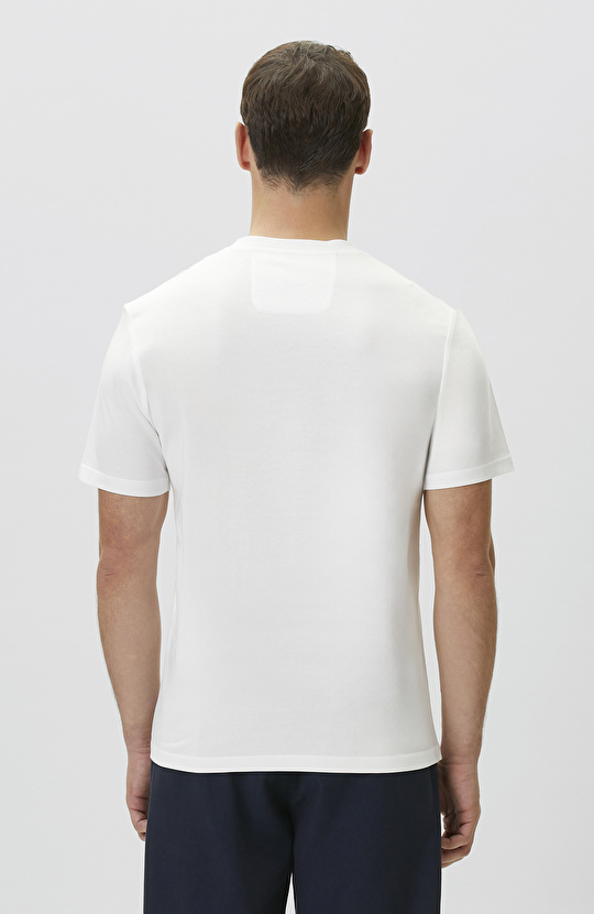 Beyaz Baskılı T-shirt