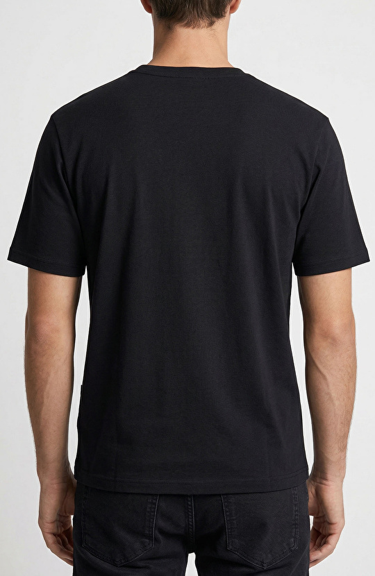 Siyah Baskılı T-shirt