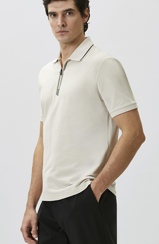 N-Tech Stone Zipper T-shirt