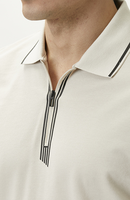 N-Tech Stone Zipper T-shirt