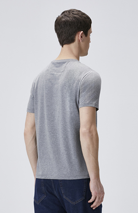 Gri Melanj Tshırt