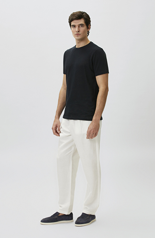 Lacivert Basic T-shirt