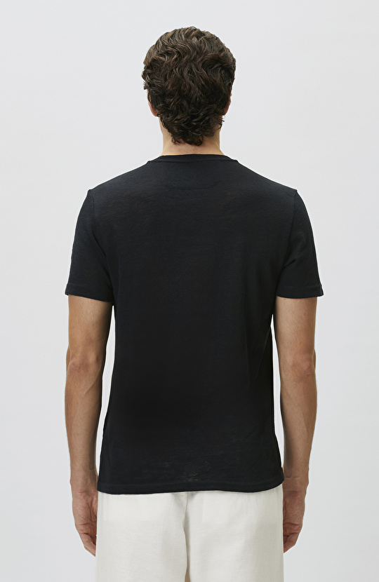 Lacivert Basic T-shirt