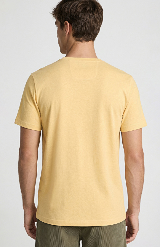 Sarı Basic T-shirt