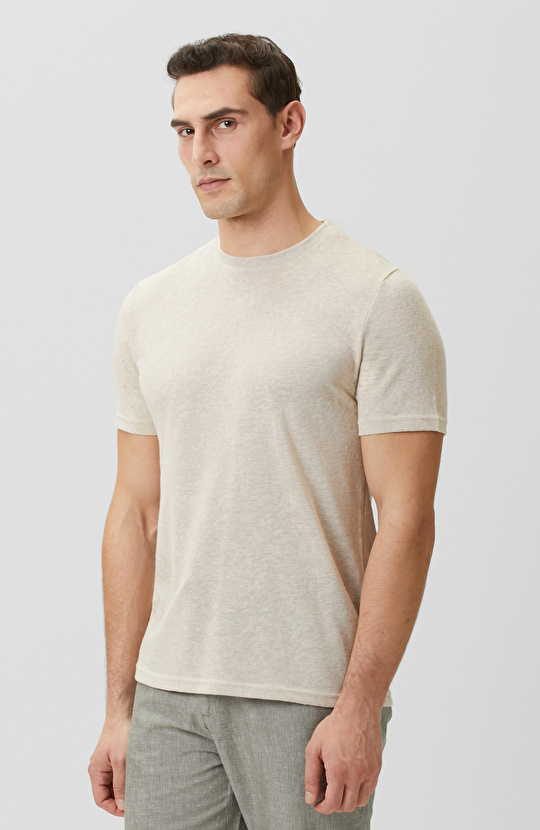 Bej Basic T-shirt