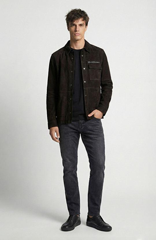 Siyah Basic Pike T-shirt