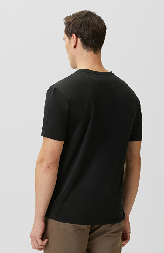 Siyah Basic Pike T-shirt