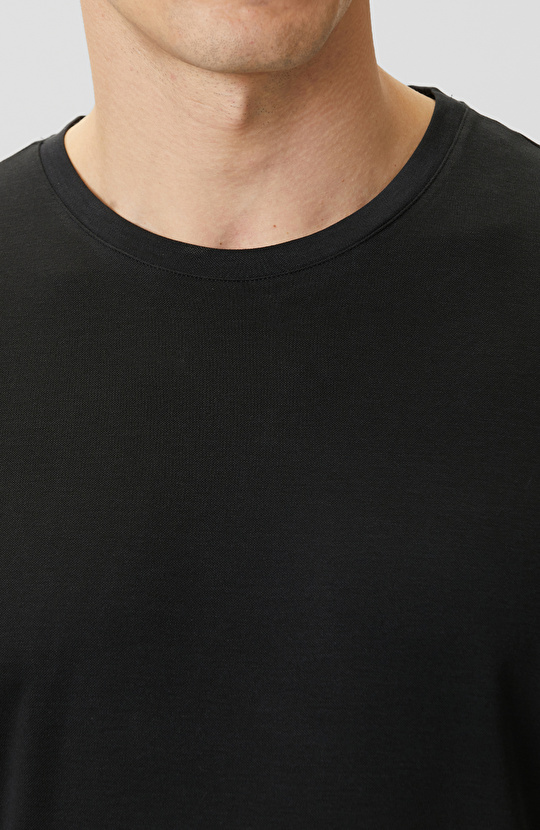 Siyah Basic Pike T-shirt