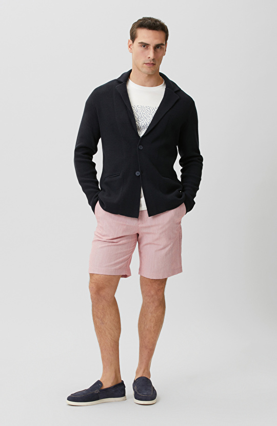 Beyaz Network Mini Harf Baskılı T-shirt