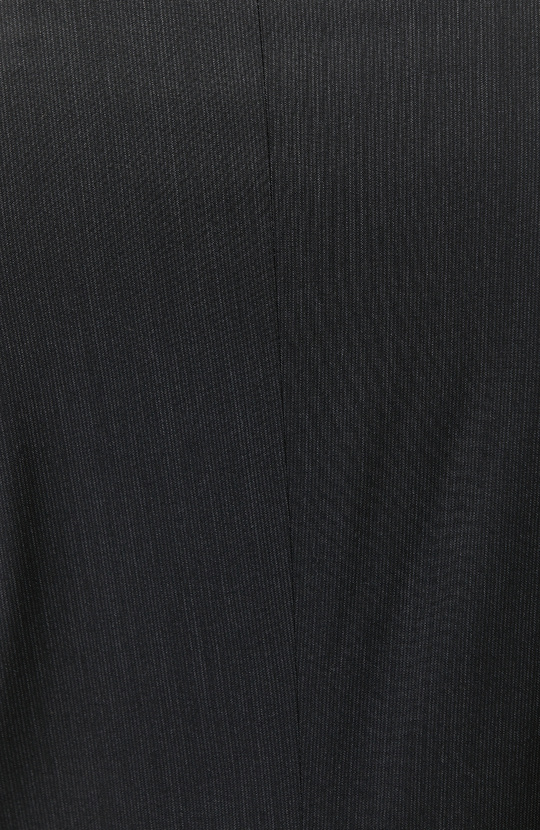 Siyah Çizgili Yün Karışımlı Takım Elbise