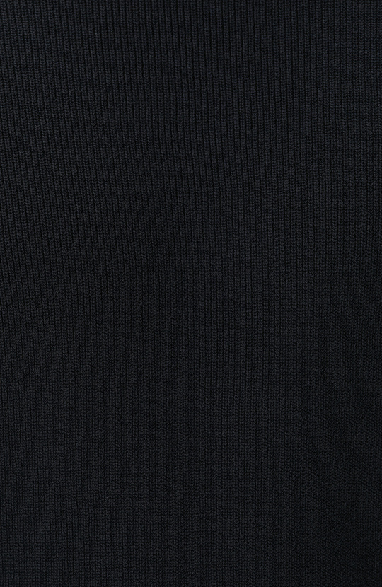 Siyah Pamuk Triko Kazak