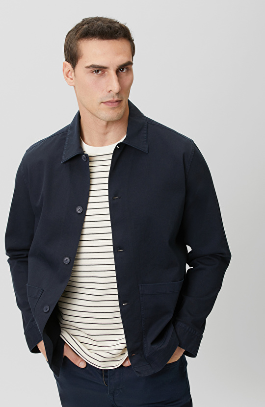 Lacivert Comfort Lyocell Dış Gömlek