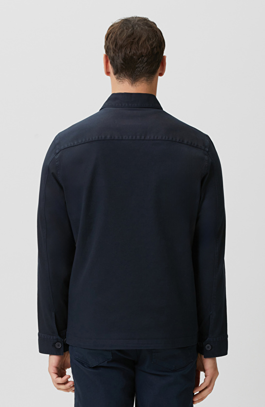 Lacivert Comfort Lyocell Dış Gömlek