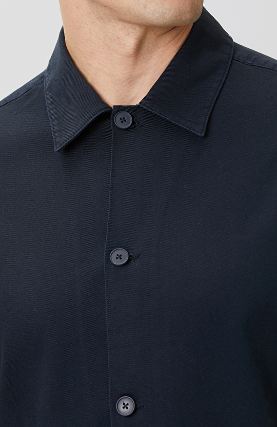 Lacivert Comfort Lyocell Dış Gömlek