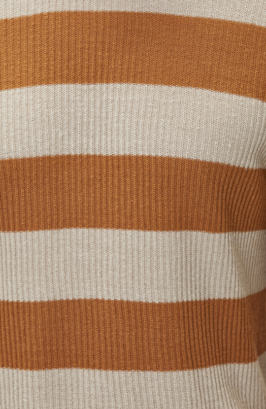 Orange Beige Sweater