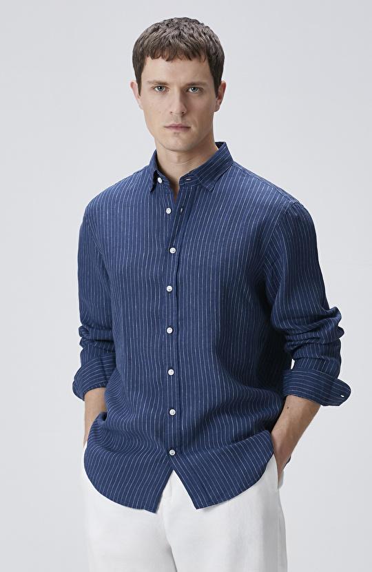 Navy Blue Shirt