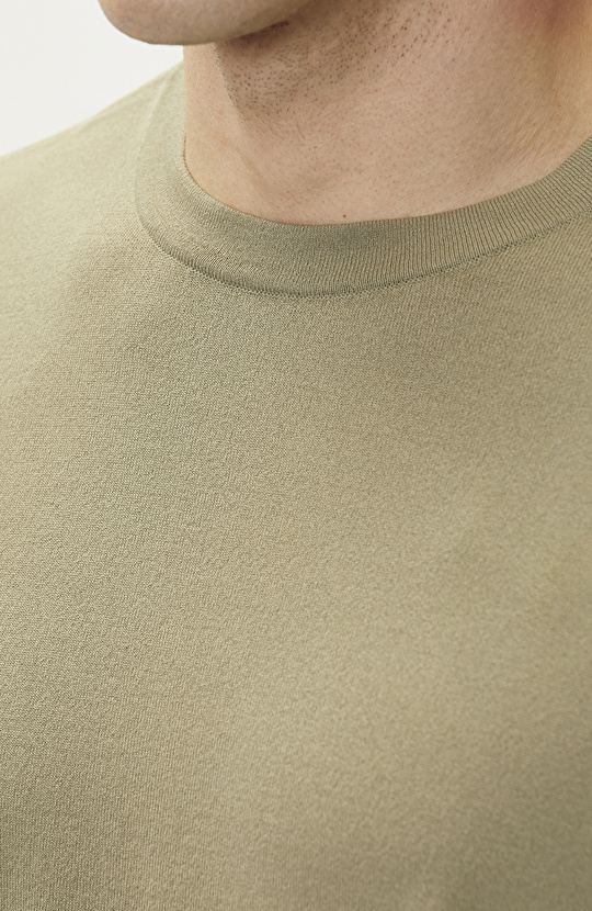Khaki Knit Sweater